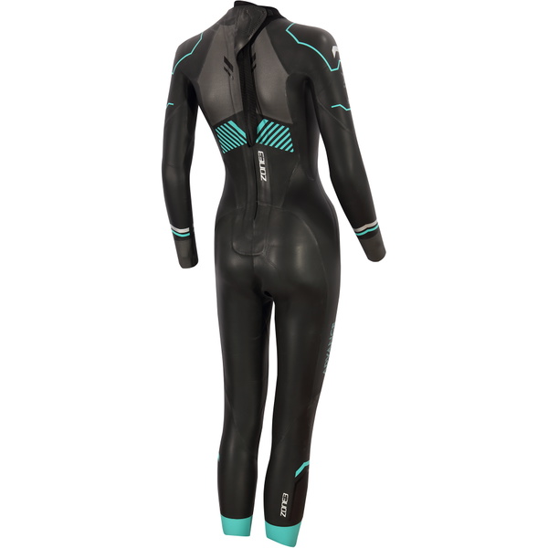 2026 Zone3 Mujer Advance Swim Neopreno WS21WADV - Black / Turquoise